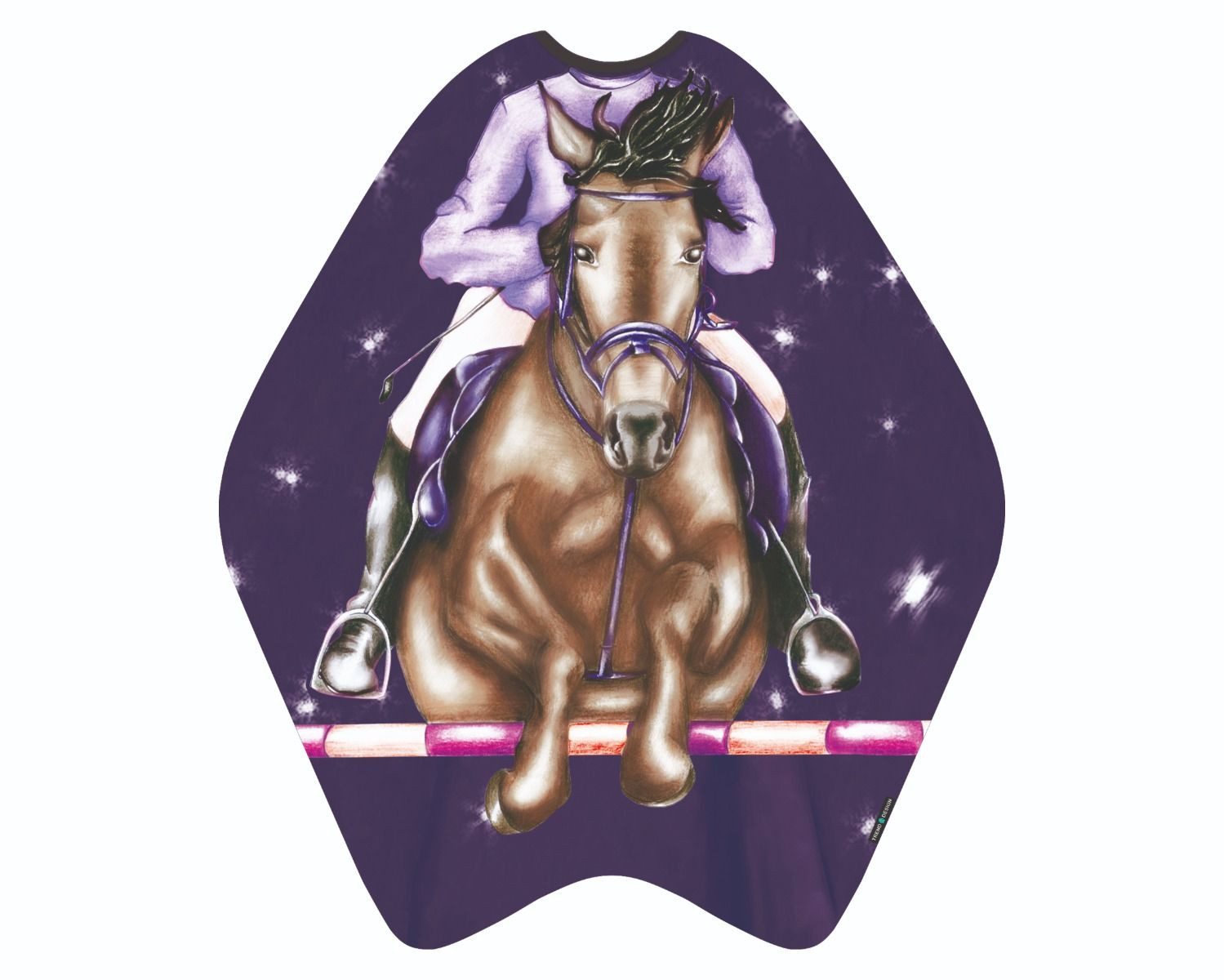 Trend-Design Case zum Umhängen Trend-Design Schneideumhang Kinder Jockey hooks 130x125cm