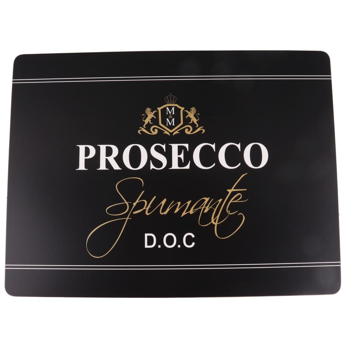 Mars & More Platzset Mars & More 4-teiliges Tischset Prosecco Spumante