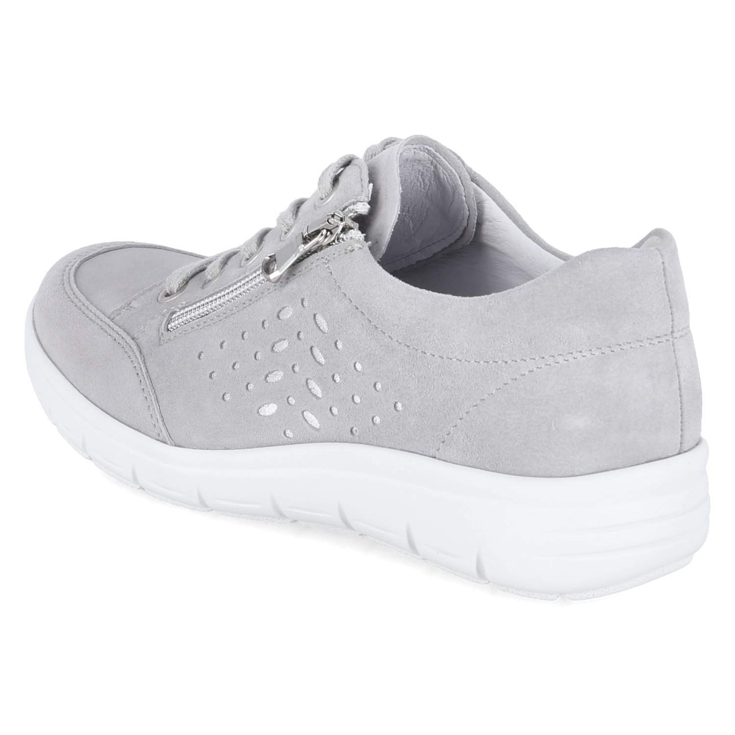 Semler Semler G4165471/828 SP Damen Rauleder silber Sneaker