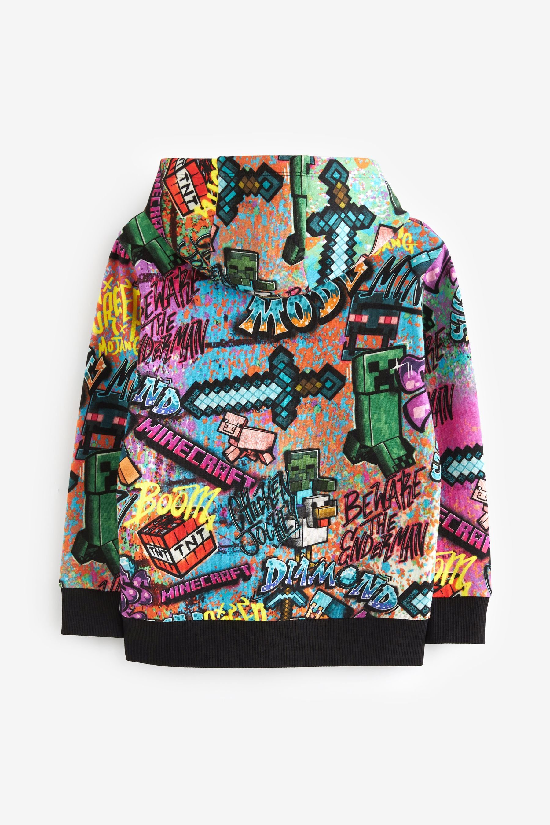 Next Kapuzensweatshirt Minecraft Graffiti Hoodie (1-tlg) günstig online kaufen