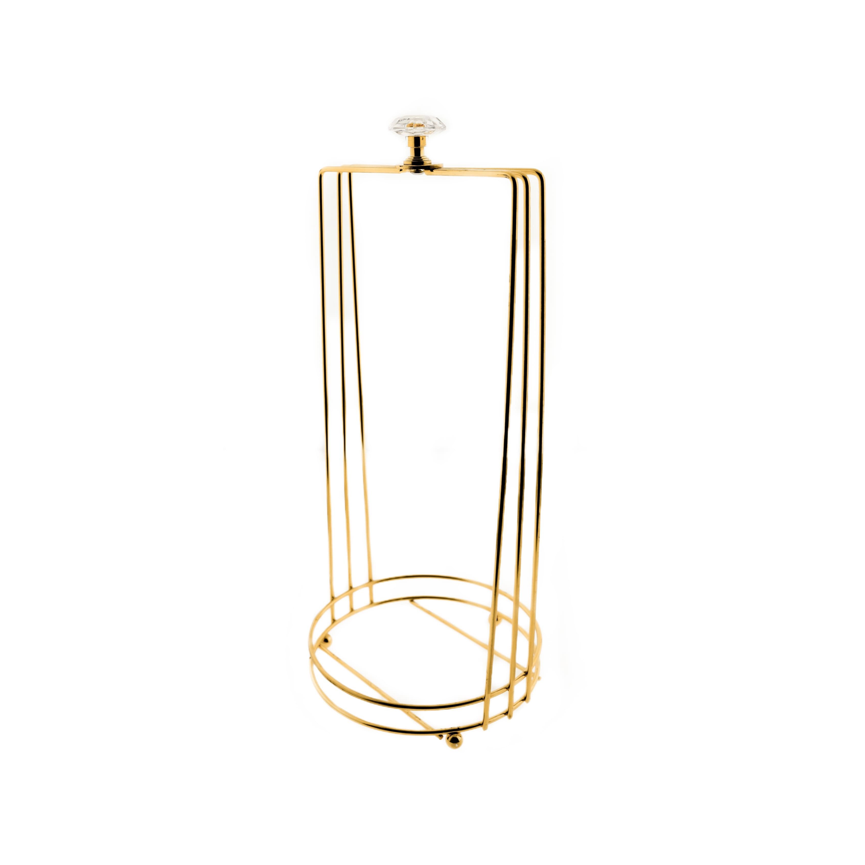 Almina Snackschale Bonboniere-Set aus Glas mit goldfarbenem Gestell, Stapelbar