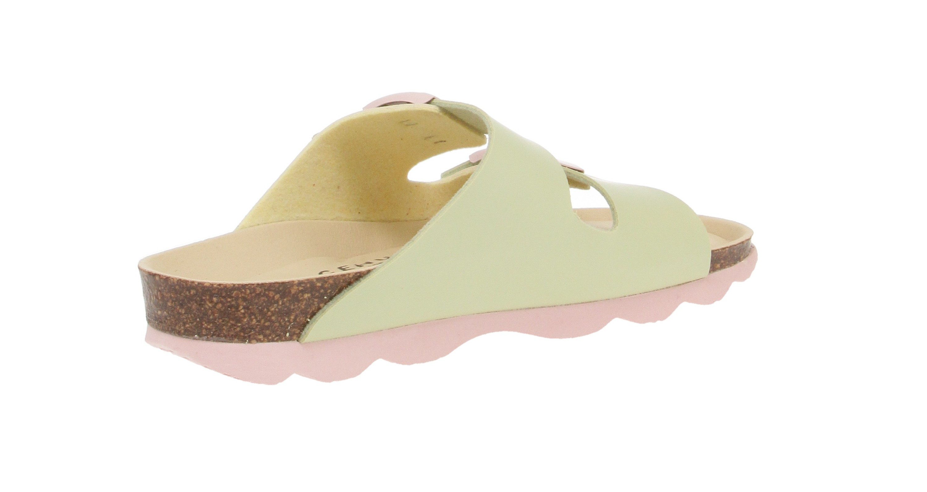 GENUINS Genuins G105631 Hawai Twin - Damen Schuhe Pantoletten - Lemon-Melon Sandale