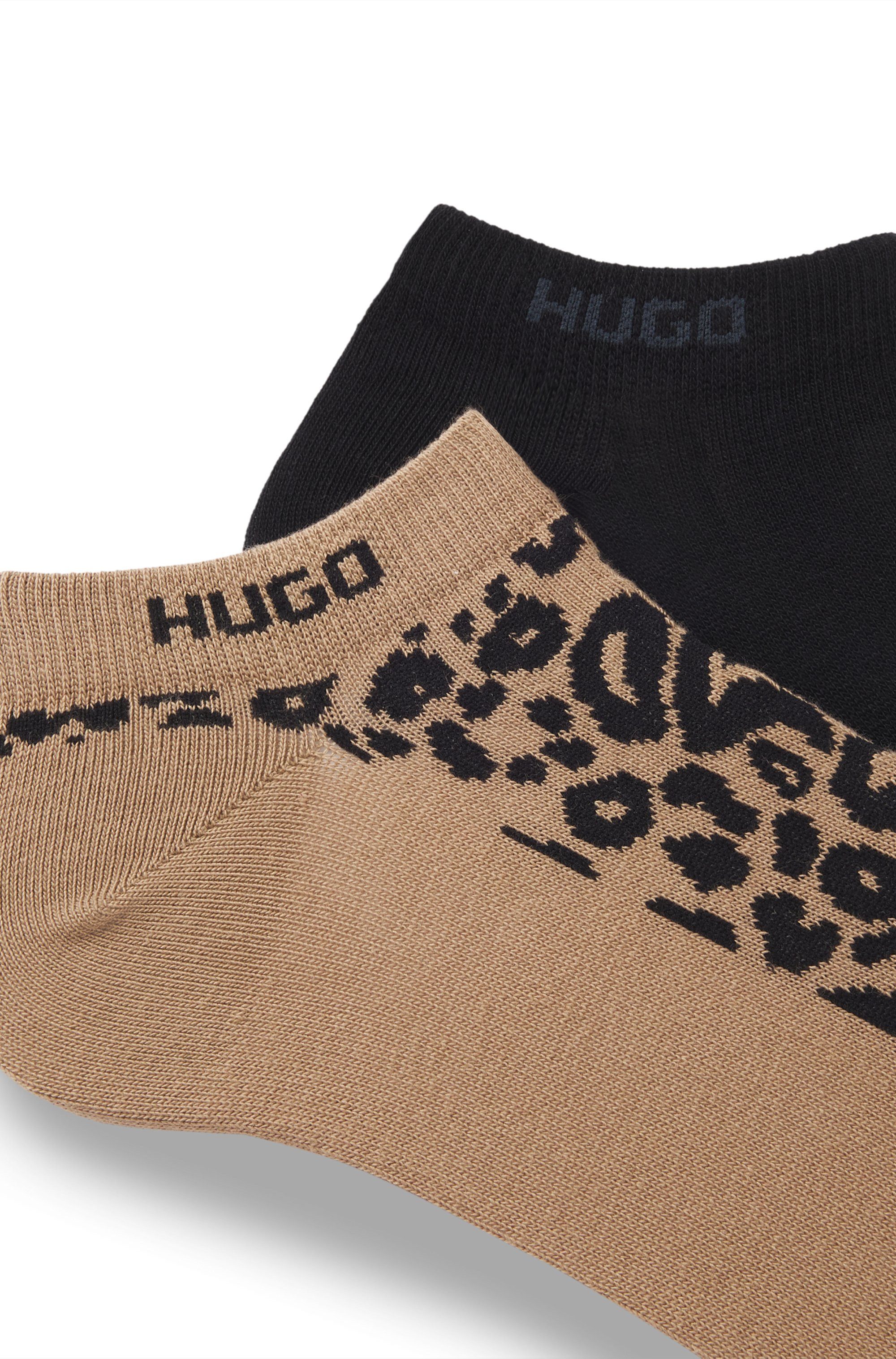 HUGO Sneakersocken 2P AS LEO LOGO (2-Paar) modisch, elastisch