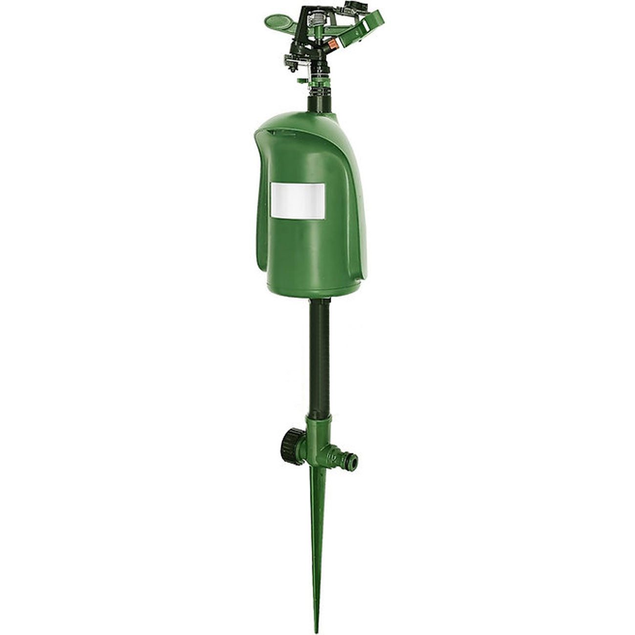 ISOTRONIC Wasserstrahl-Tiervertreiber Wasserstrahl Tiervertreiber, Bewegungssensor, 10m Reichweite, Solar, 1-tlg., 1er/2er-Set, Tierfreundliche Wasserstrahl-Abwehr 120° Sensor & 10m Sprühreichweite