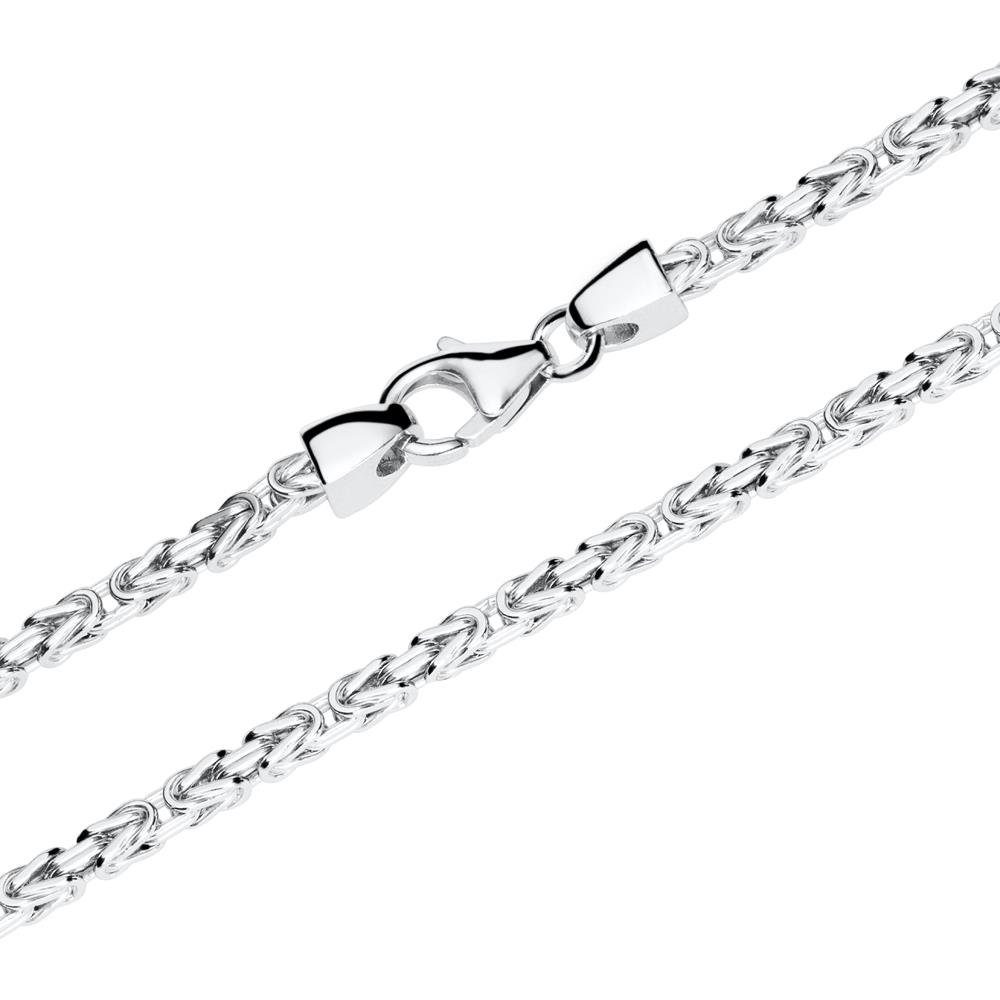 JEWLIX Königskette JEWLIX Königskette für Herren aus 925er Silber, 2,5 mm (Länge: 55cm)
