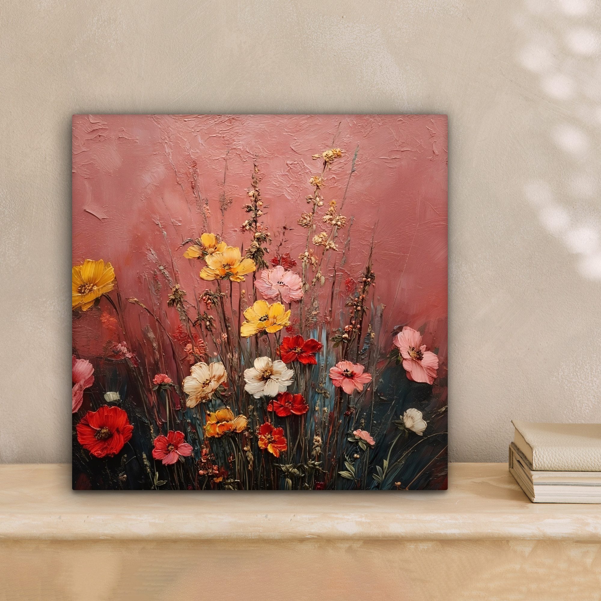 OneMillionCanvasses® Leinwandbild Blumenstrauß - Feine Details - Rosa, Foto günstig online kaufen