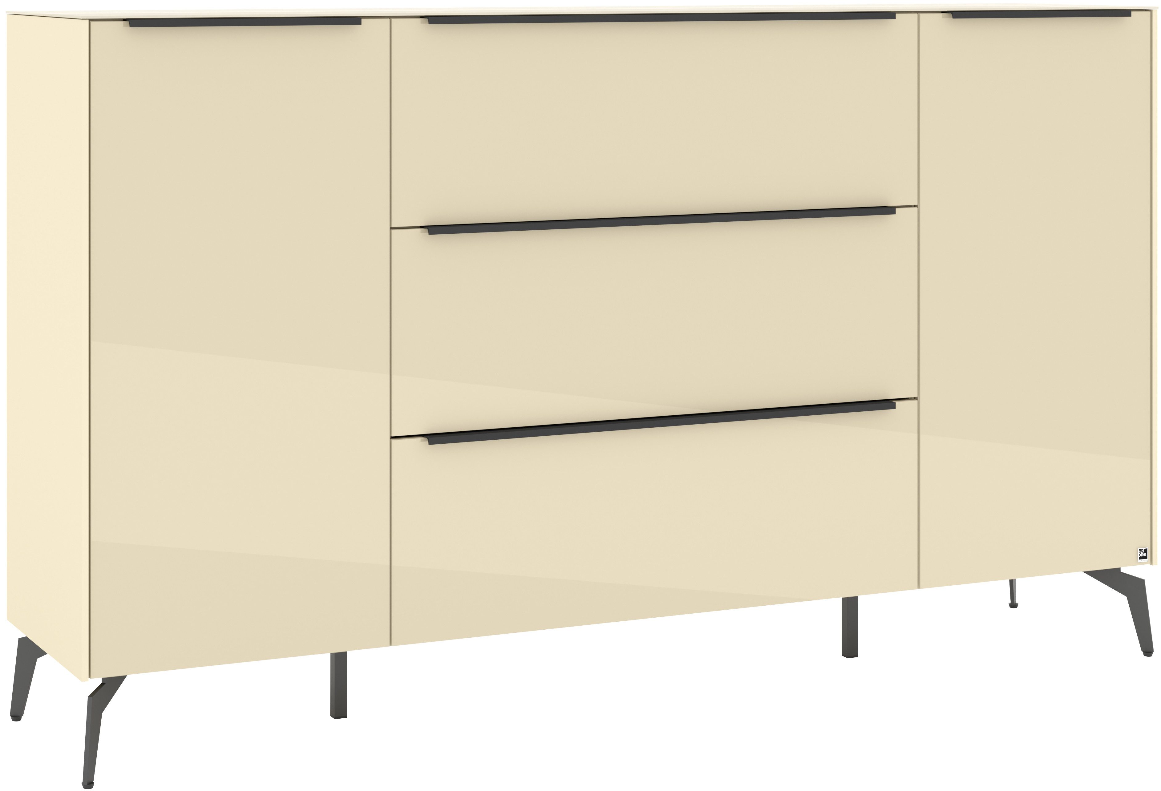 set one by Musterring Sideboard Reno (1 St), Mit Winkelfuß in diversen Farben, 109 cm Höhe & Farbauswahl