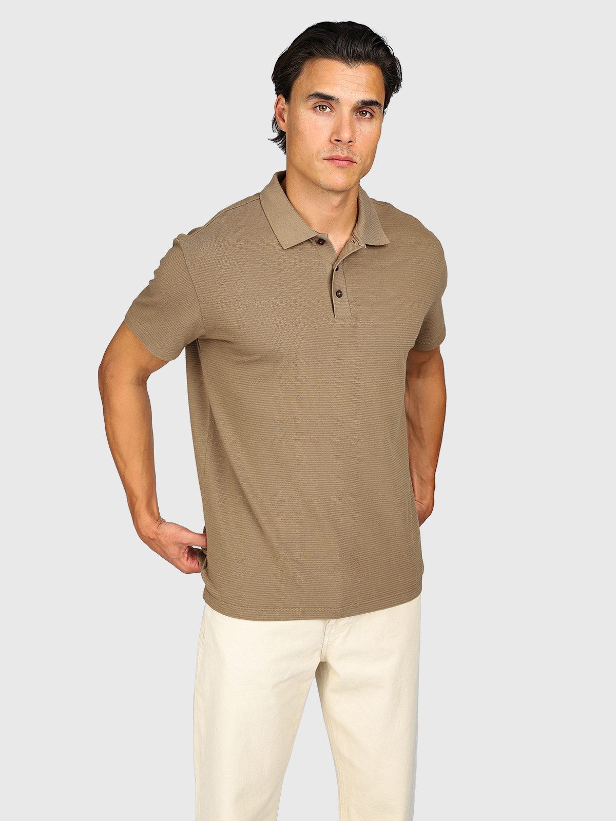 Brunotti T-Shirt Domo Men Polo SHITAKE
