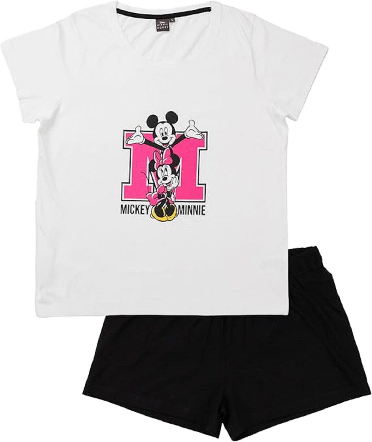 Disney Minnie Mouse Schlafanzug Pyjama Set für Damen – Schlafanzug mit Kurz günstig online kaufen