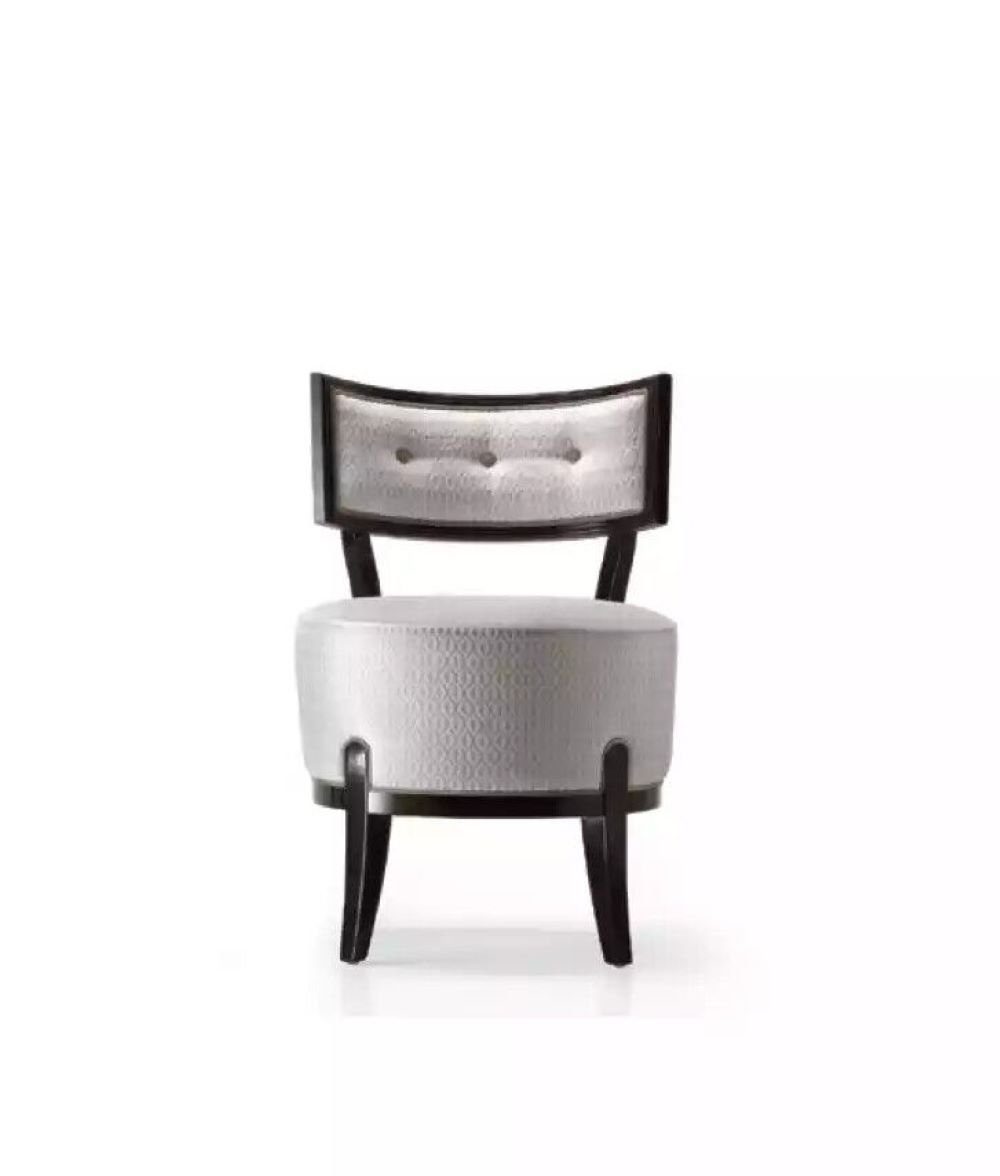 in Stuhl Stuhl Küchenstuhl Italy Wohnzimmer Esszimmerstühle JVmoebel Modern Lampe Leuchte, Grau Made