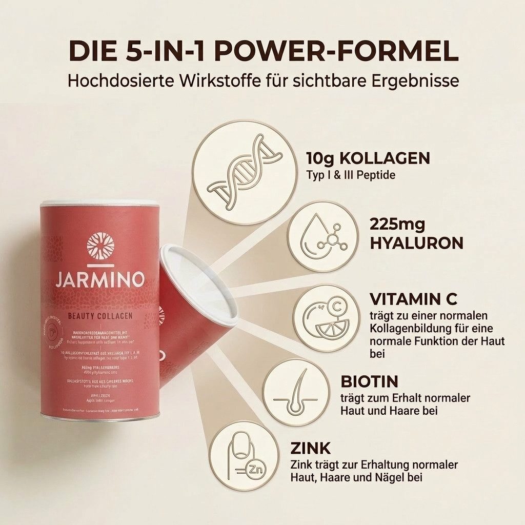 JARMINO Beauty Collagen Pulver, 450 g
