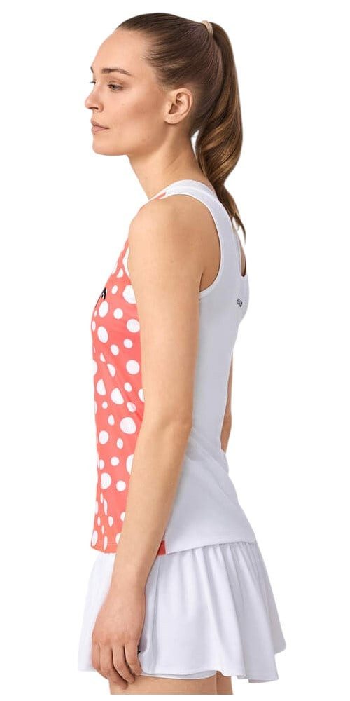 Head Tanktop Tennis-Tank Top Spirit II (feuchtigkeitsabsorbierend) rot/weiss Damen