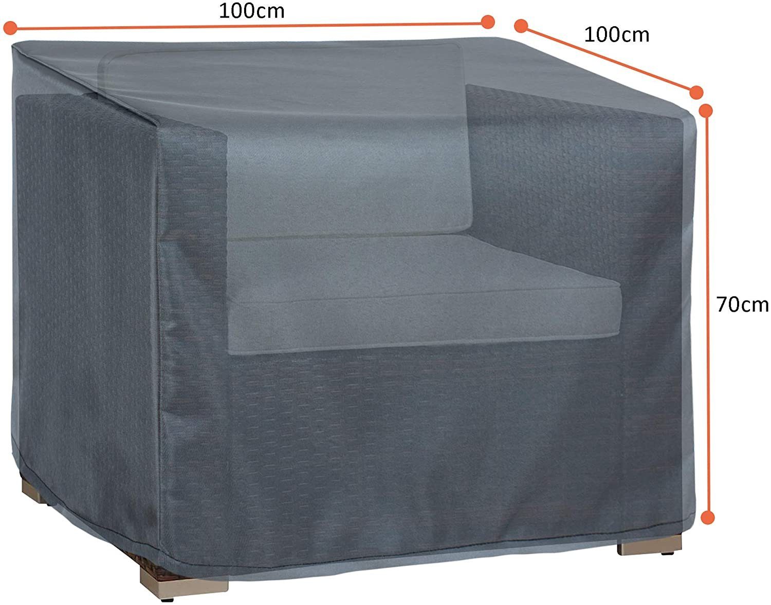 Hentex Gartenmöbel-Schutzhülle Abdeckung für Gartenstuhl Lounge Gartenmöbel günstig online kaufen