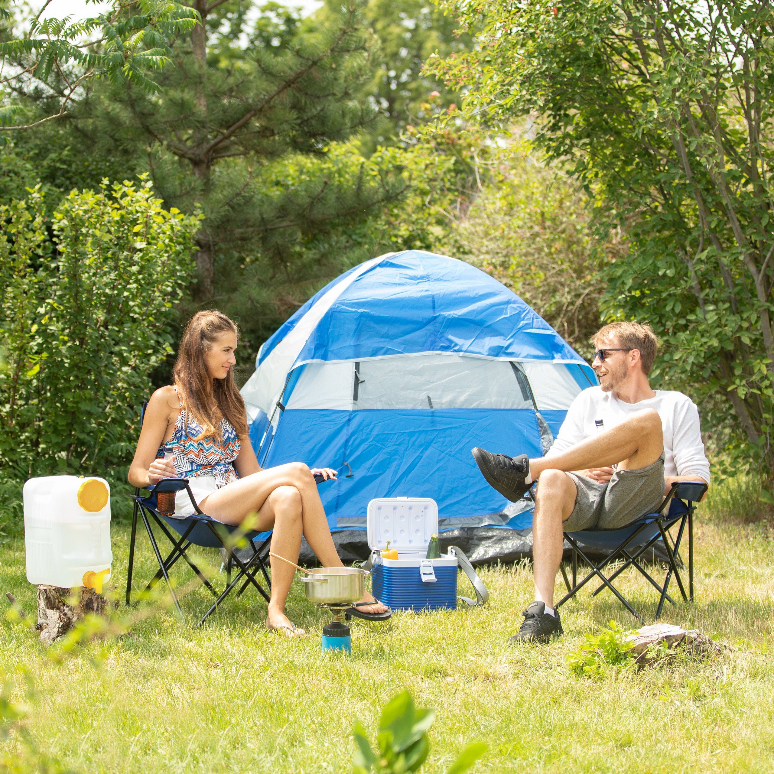 relaxdays Wassertank Wasserkanister mit Hahn (Einzelstück, 1 St., 1-teilig), 15 Liter