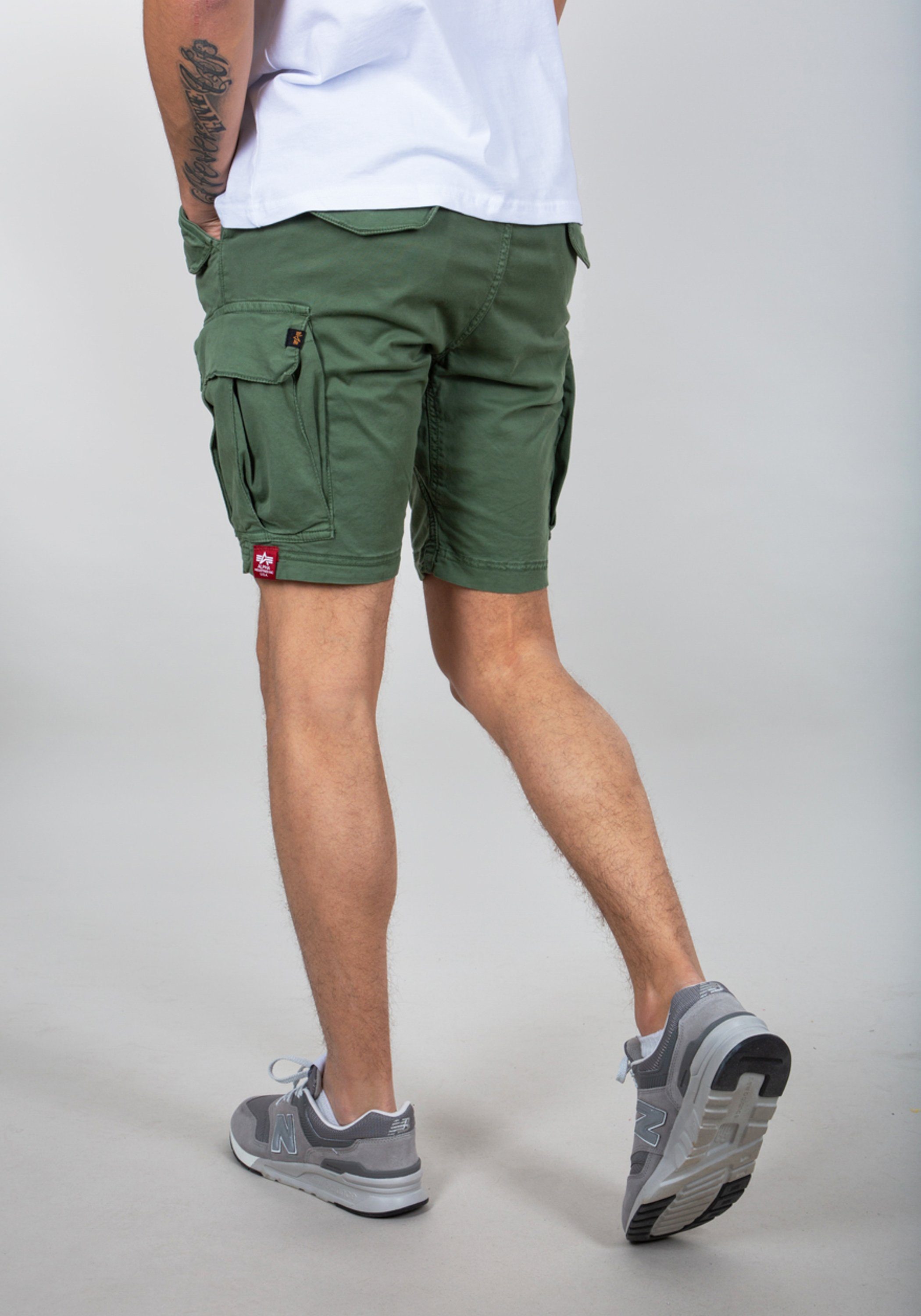 Short Shorts - Alpha Industries Alpha vintage Airman green Men Industries Shorts