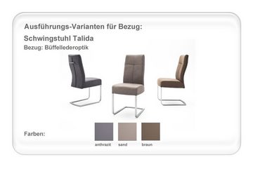 expendio Essgruppe Bruneck 11, (komplette Tischgruppe, Spar-Set, 6-tlg), Pinie weiß Nb. 180(230)x77x100 cm + 4x Stuhl + 1x Polsterbank
