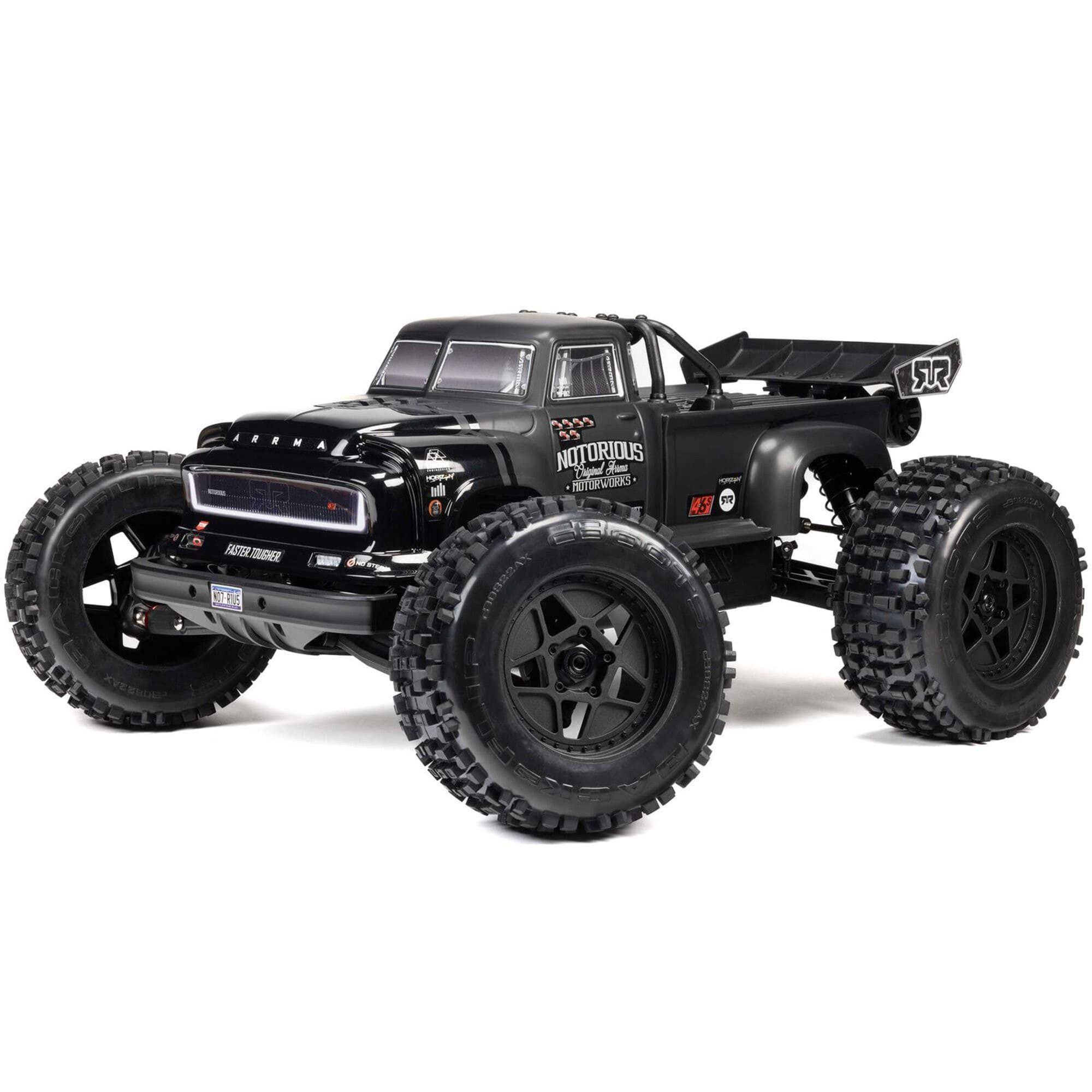 Arrma RC-Buggy Arrma 1:8 Maßstab Notorious 6S V6 4x4 BLX Brushless Stunt Truck RTR