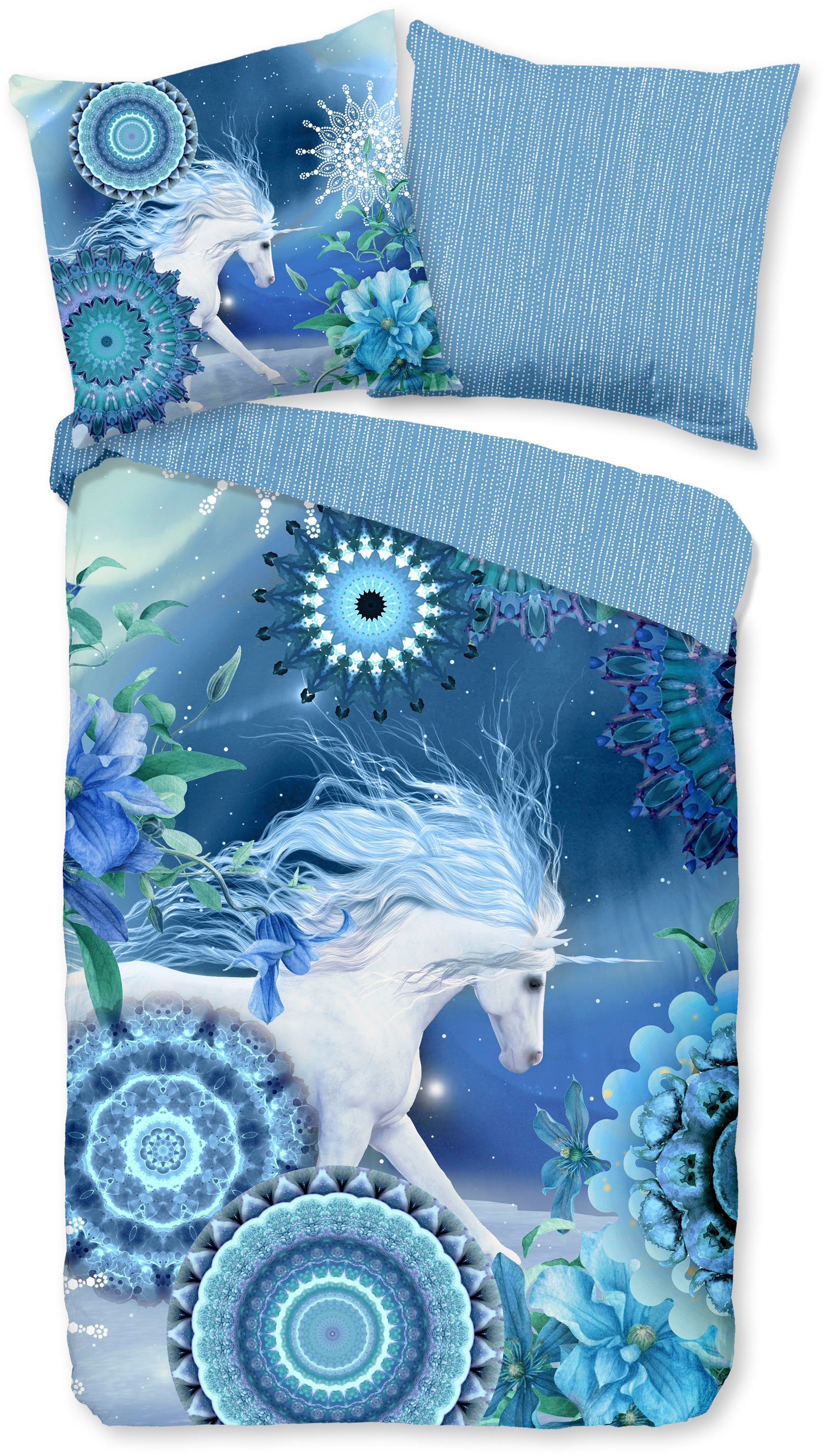 hip Wendebettwäsche "Lumi" 2 Stk. tlg. Biber, 135x200, Warm, Weich, Wendeop günstig online kaufen