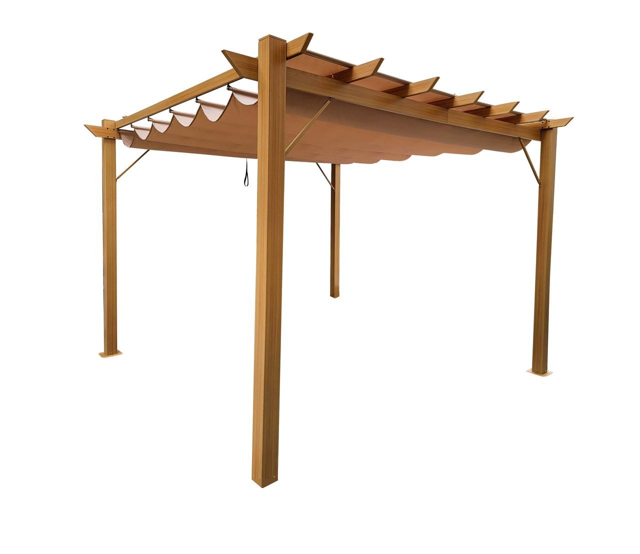 CHILLROI Pavillon Aluminium-Pavillon mit verstellbarem Sonnensegel, günstig online kaufen