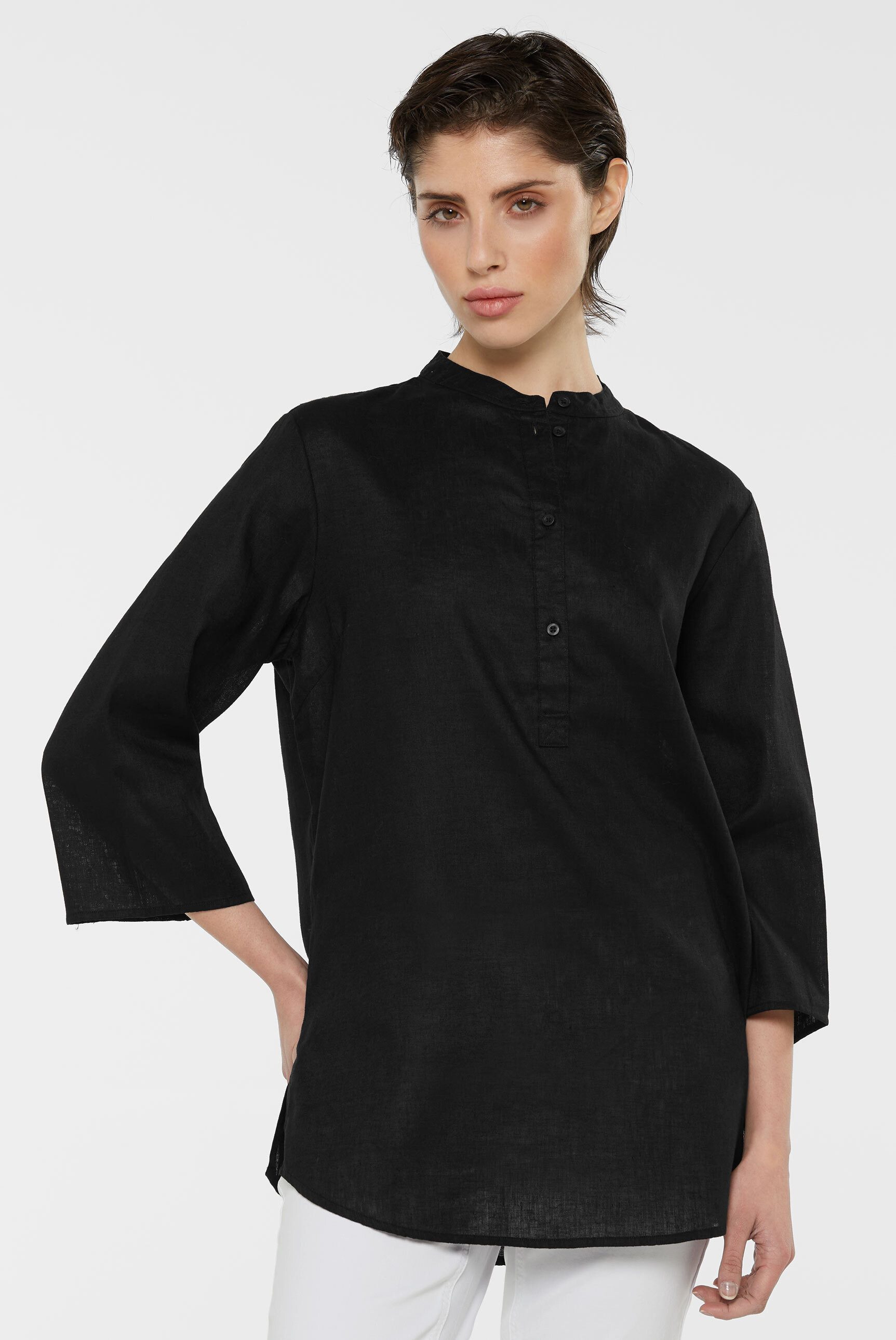 SENSES.THE LABEL Schlupfbluse mit Seitenschlitze