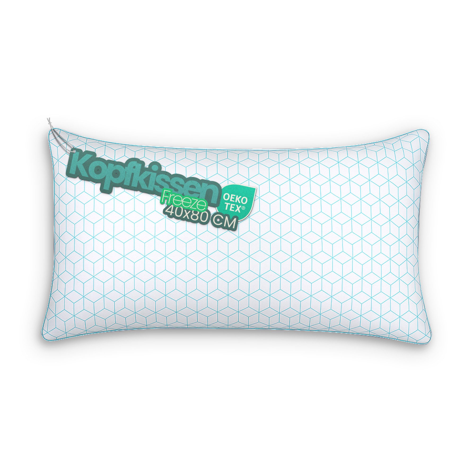 Bestlivings Kopfkissen Cool Me, Füllung: 100% Polyester, Seitenschläfer, Bauchschläfer, Rückenschläfer, kühlender abnhembarer Bezug, atmungsaktiv - weich und pf – Bild 2 von 5