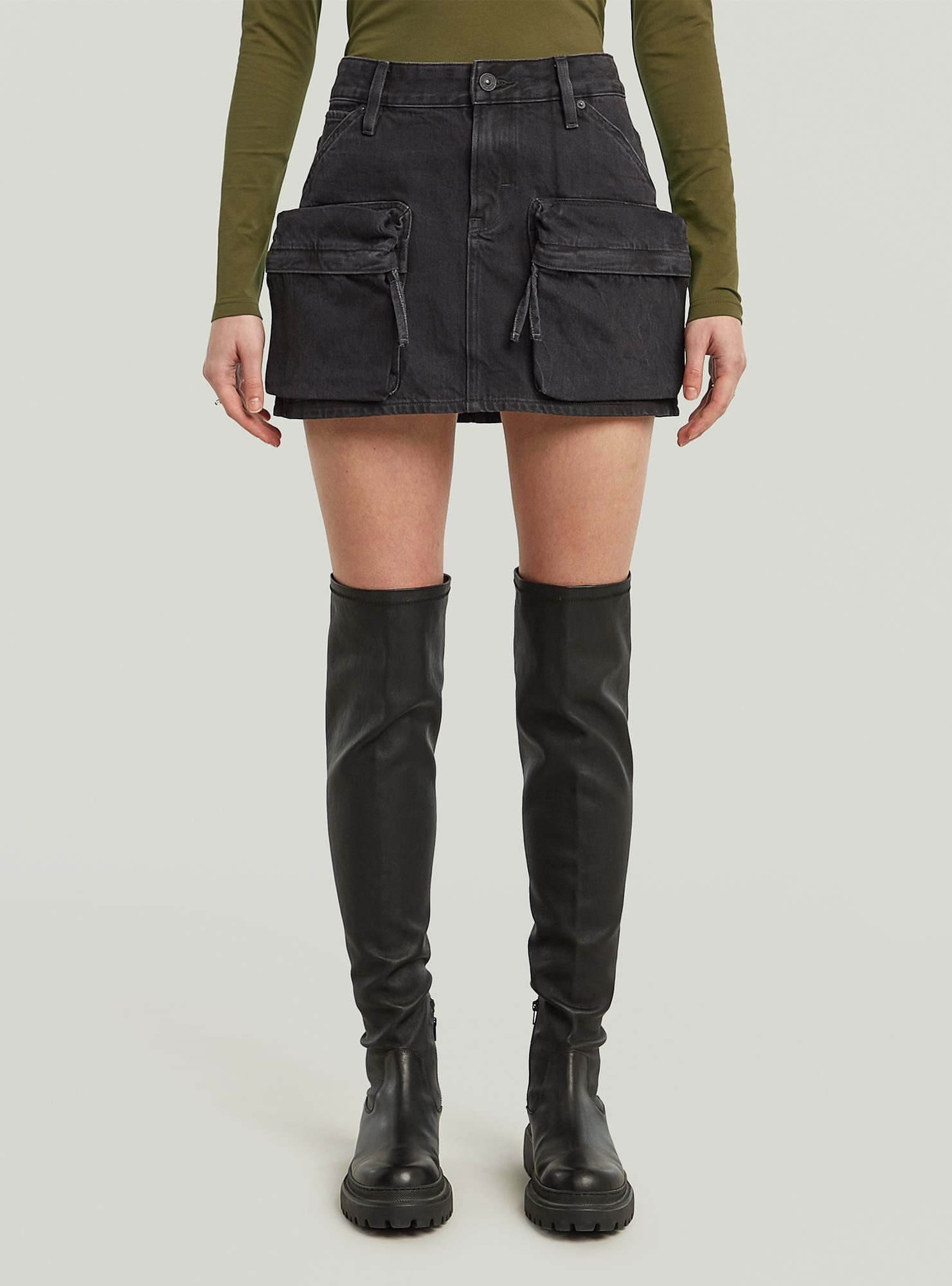 G-STAR Maxikleid Mini Cargo Rock günstig online kaufen