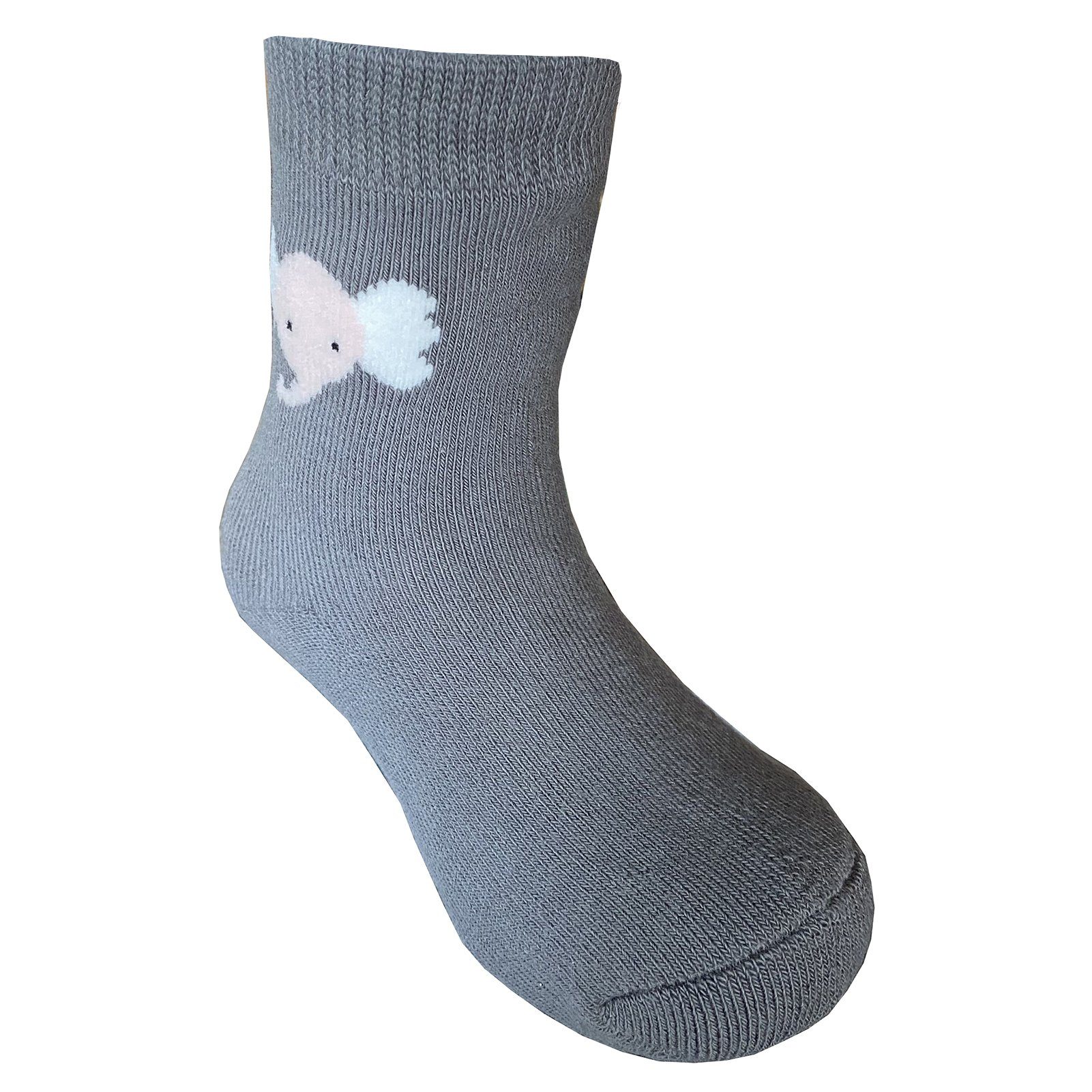 (3 Paar) Mädchen Baby Langsocken (Beutel) Kinder für Jungen socken Yalion Rutsch Anti Socken 005