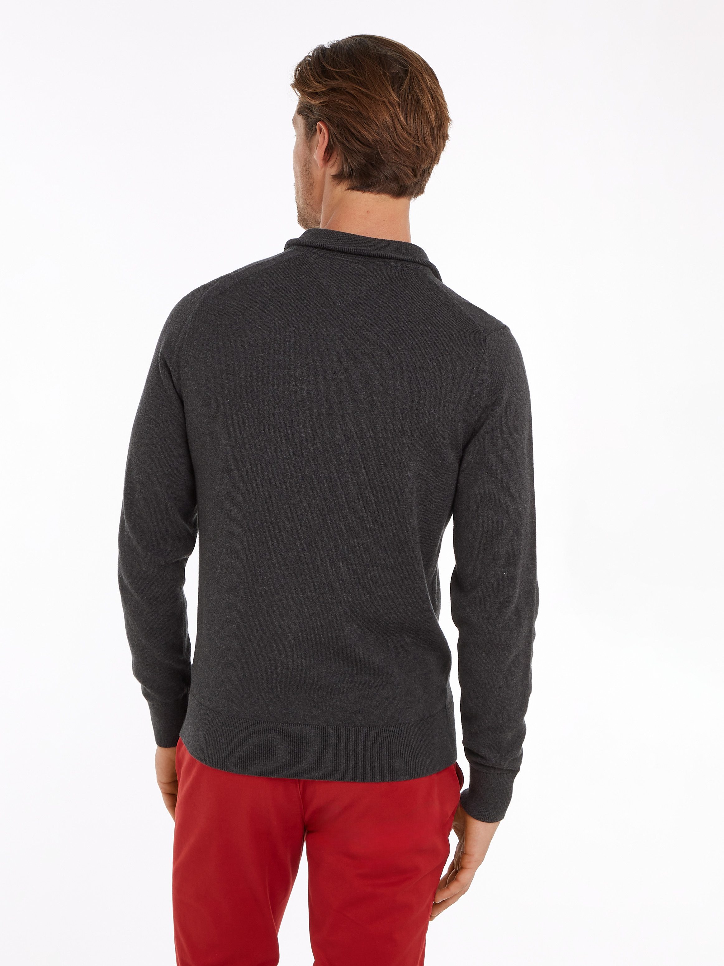 Tommy Hilfiger Troyer PIMA ORG CTN CASHMERE ZIP MOCK
