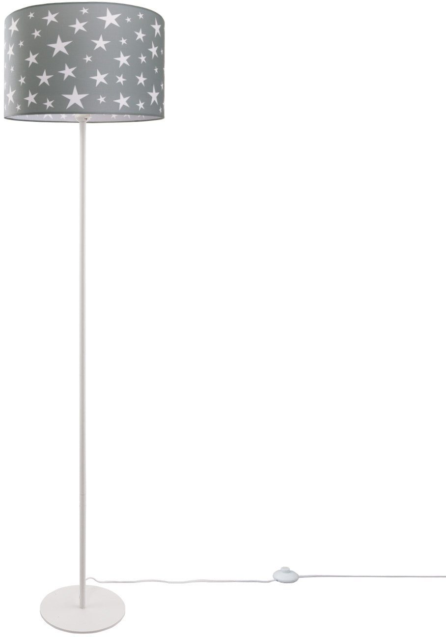 Paco Home Stehlampe Capri 315, LED ohne Leuchtmittel, Kinderlampe E27 Kinderzimmer, Stehleuchte Deko Sternen-Motiv