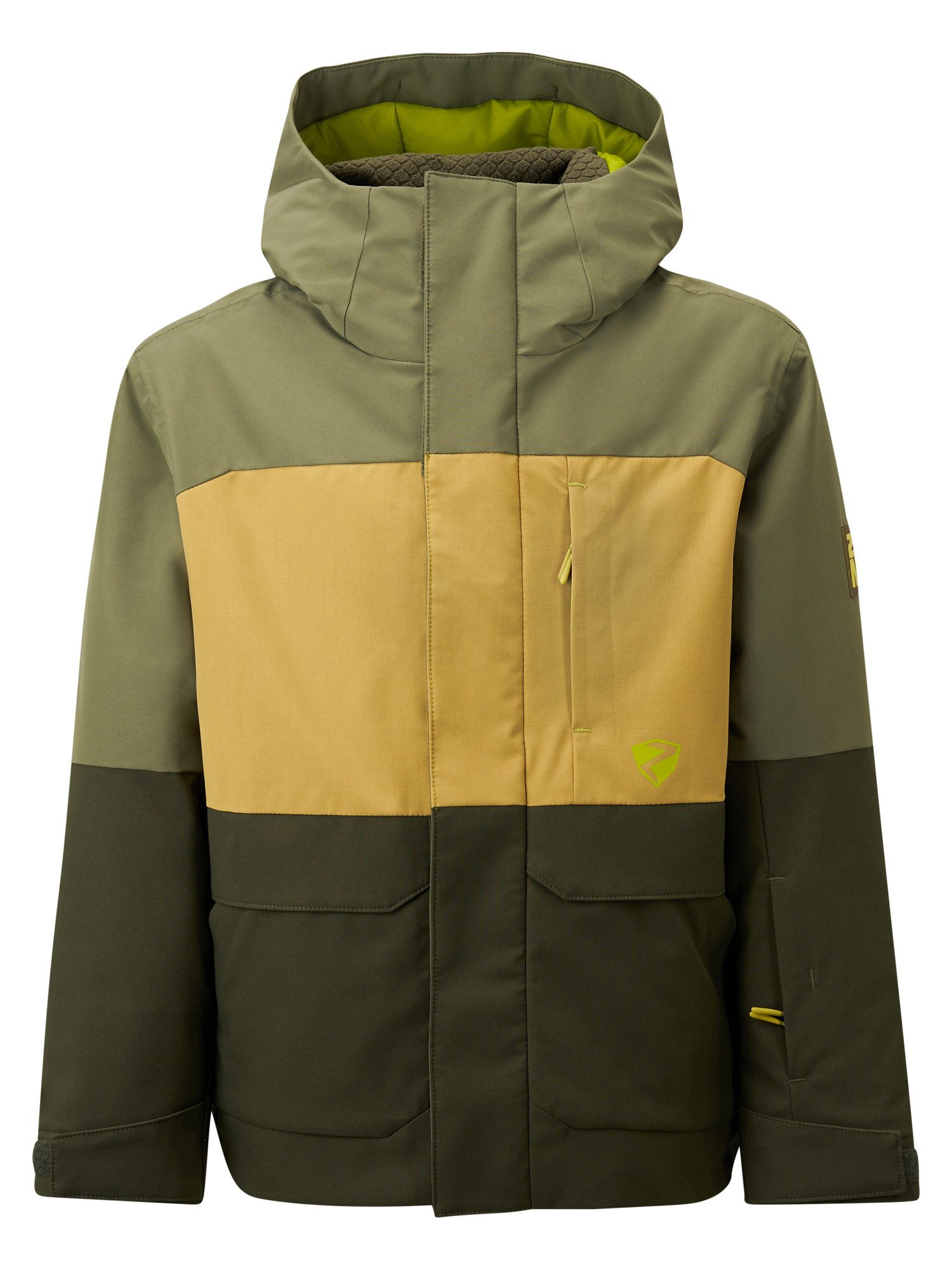 Ziener Skijacke ALIM-Z AQUASHIELD® JUNGS wasser- u. winddicht, atmungsaktiv, warm, reflektierende Elemente