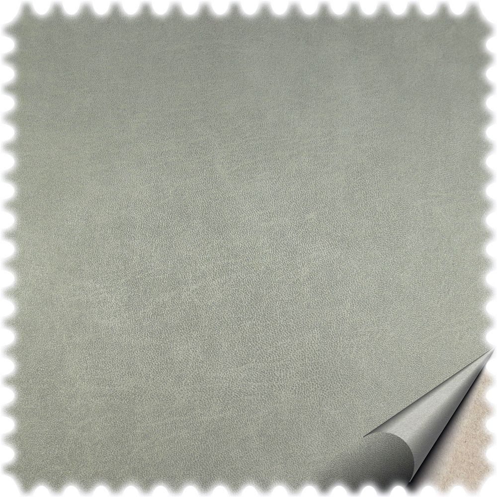 Heiro Stoff Moderner Lederfaserstoff Carrera Hellgrau, Meterware - Breite:138 cm