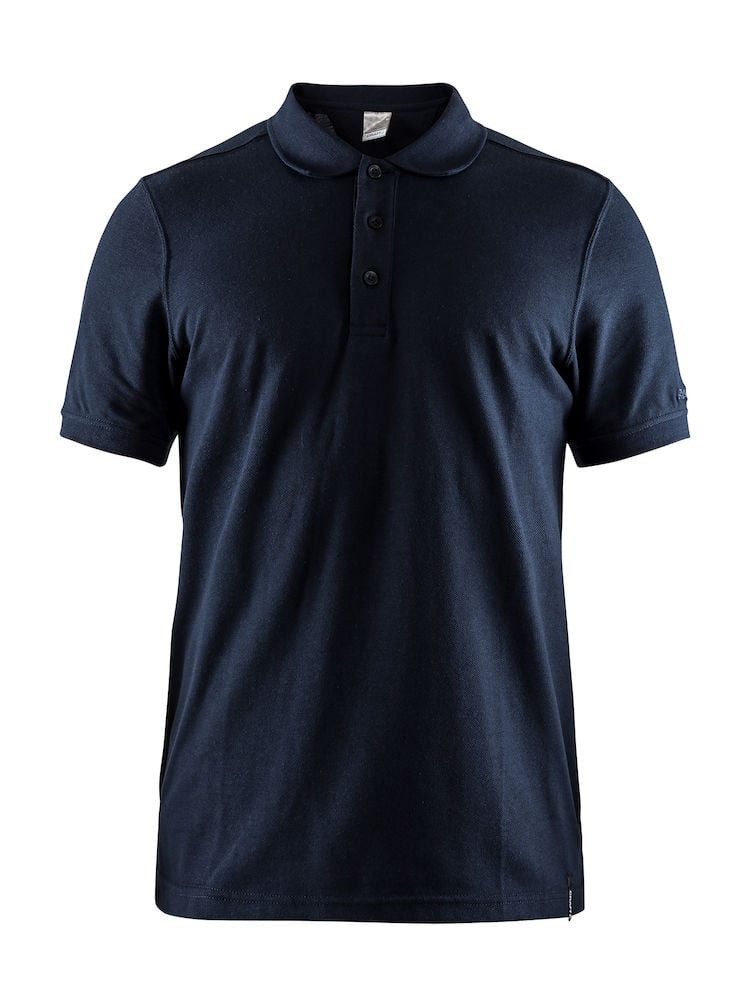 Craft Poloshirt Casual Pique navyblau Herren