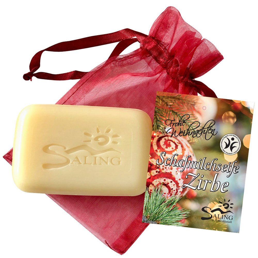 Saling Handseife Schafmilchseife Zirbe im Or, 100 g