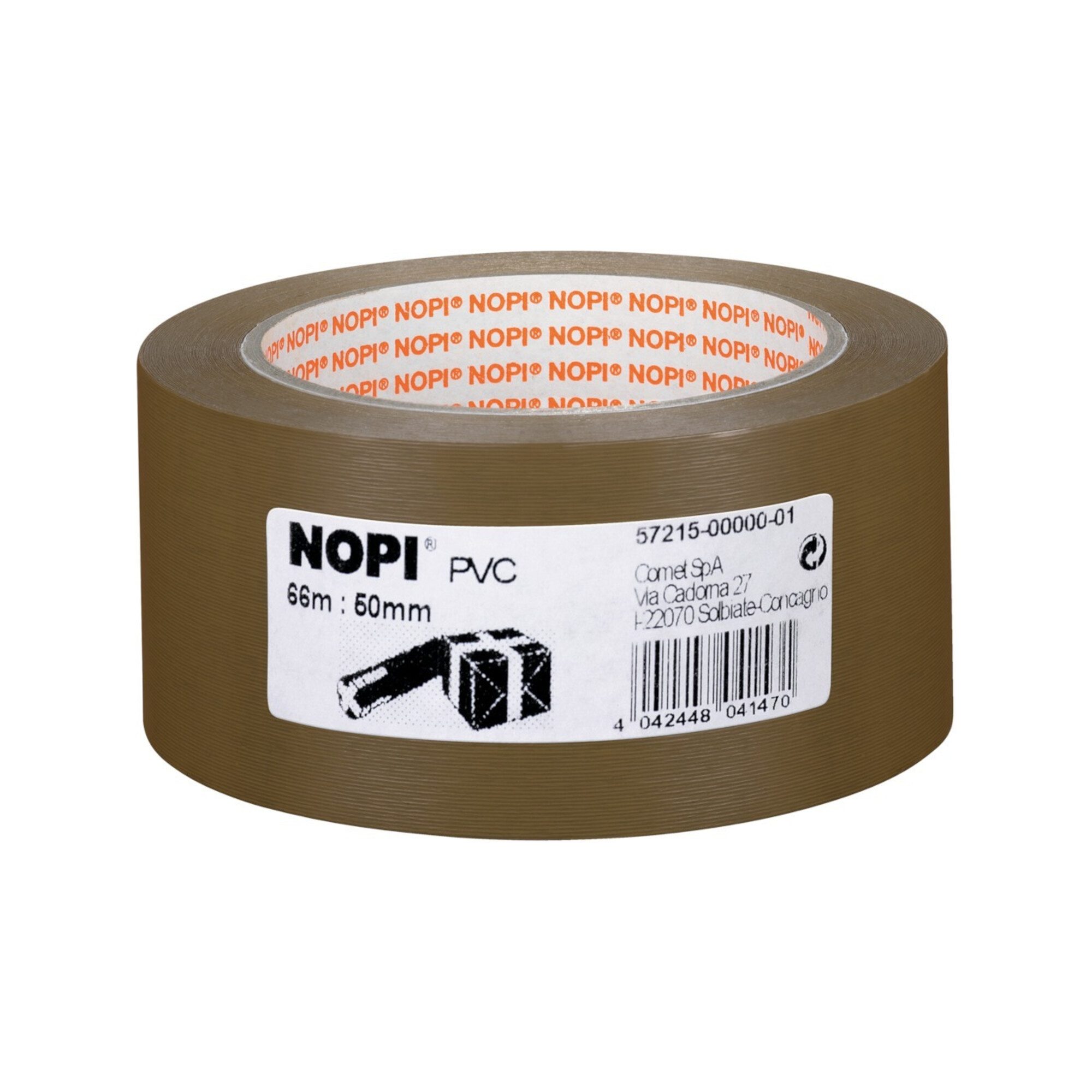 tesa Klebeband Nopi TESA,-Packband 57215 66mx50mm, braun 36 Stk