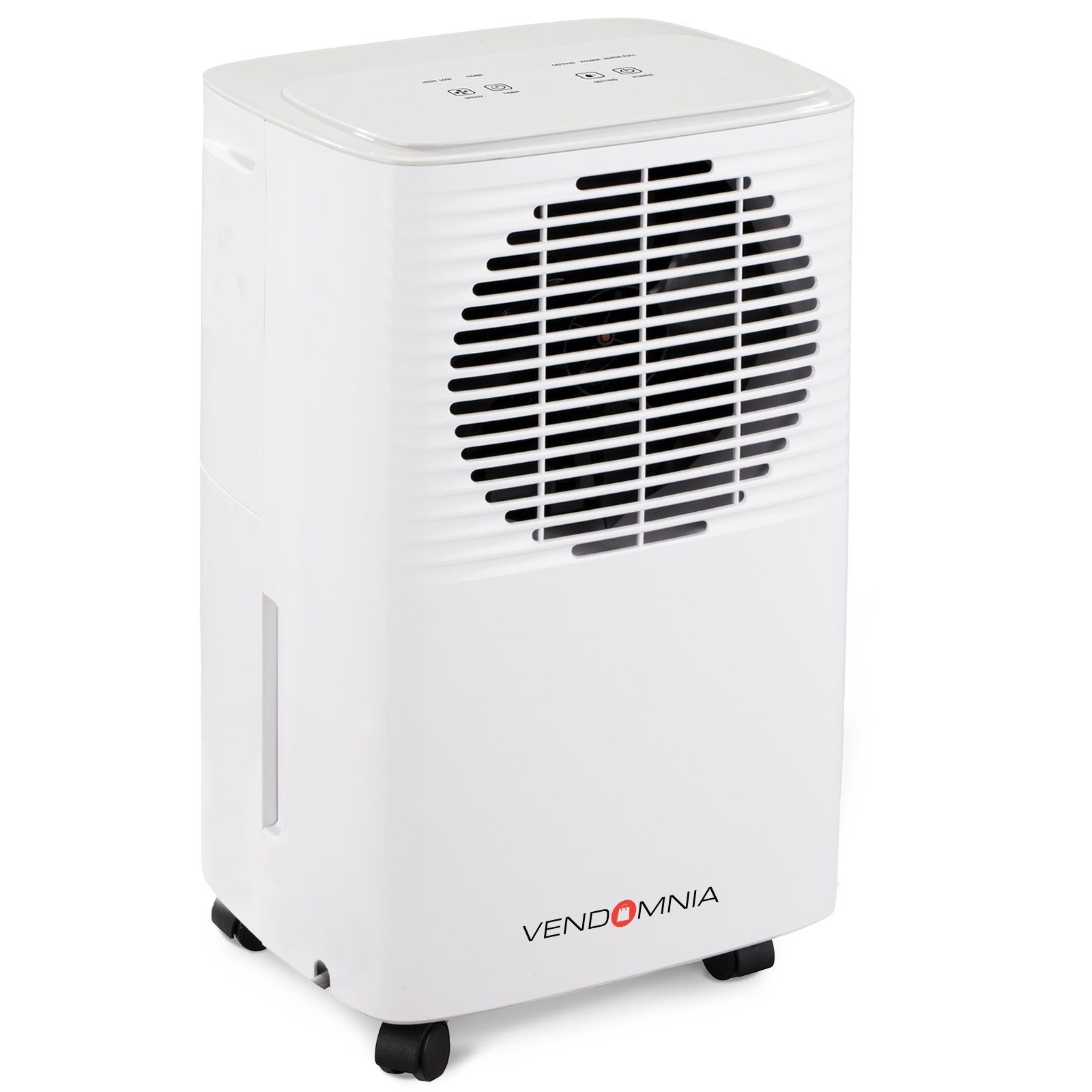 VENDOMNIA Luftentfeuchter Luftentfeuchter - 10L / Tag, für 15 m³ Räume, elektrisch, Digitalanzeige, Entfeuchtungsgerät, Raumentfeuchtungsgerät