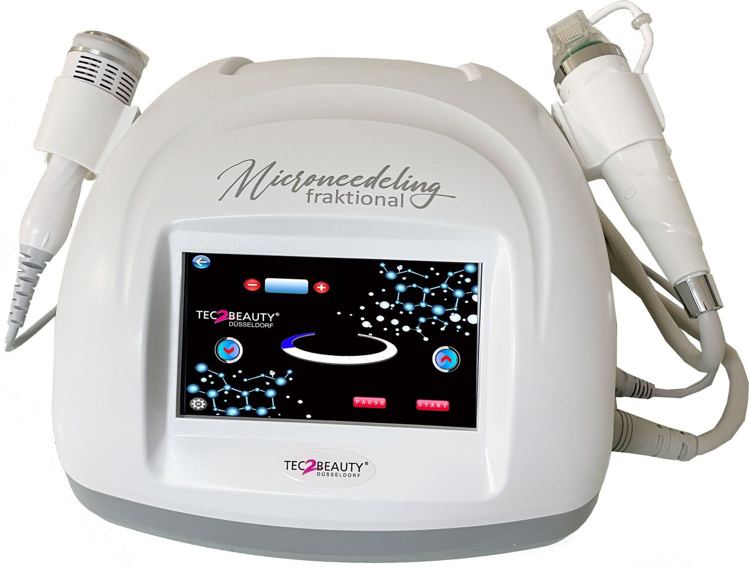 Tec2Beauty Beauty-Multigerät Fraktional-Mikroneedling - Nadeln mit Radiofrequenz, 2-tlg.