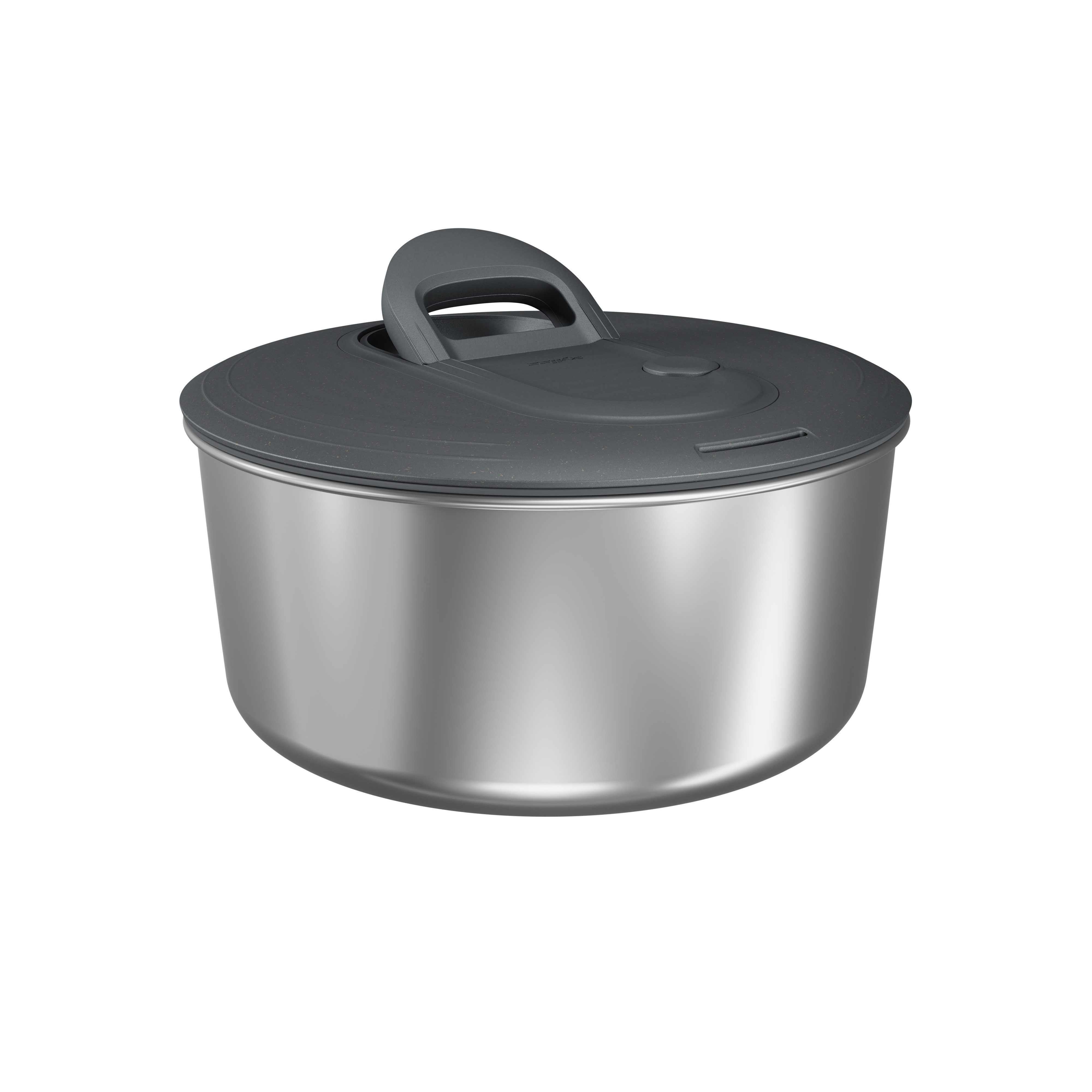 zyliss Salatschleuder Easy Spin Edelstahl, trocknet Salat in wenigen Sekunden, Größe S