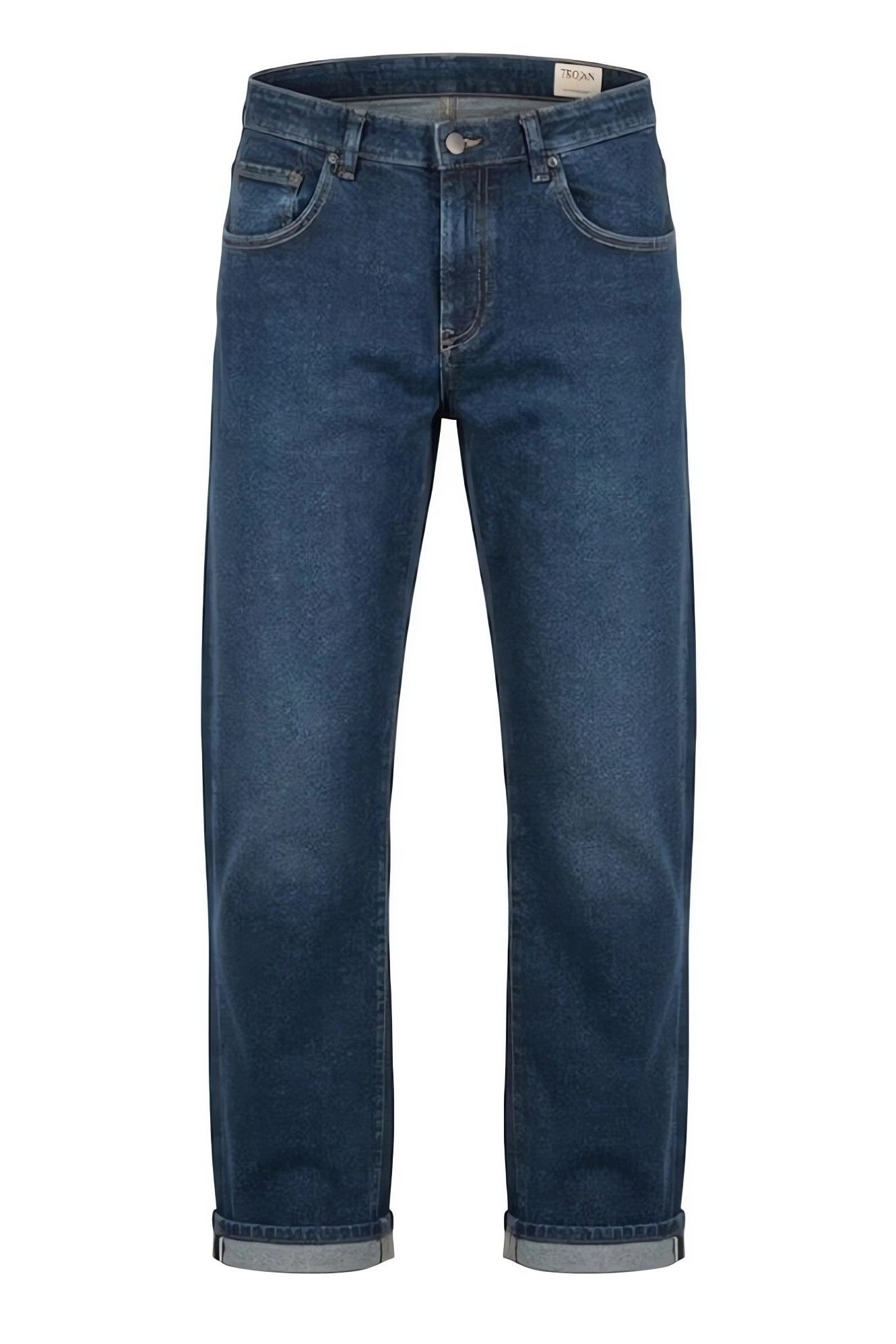 Trojan Straight-Jeans Jeans Trojan TC/1022 Fronttaschen mit Trojan-Markennieten