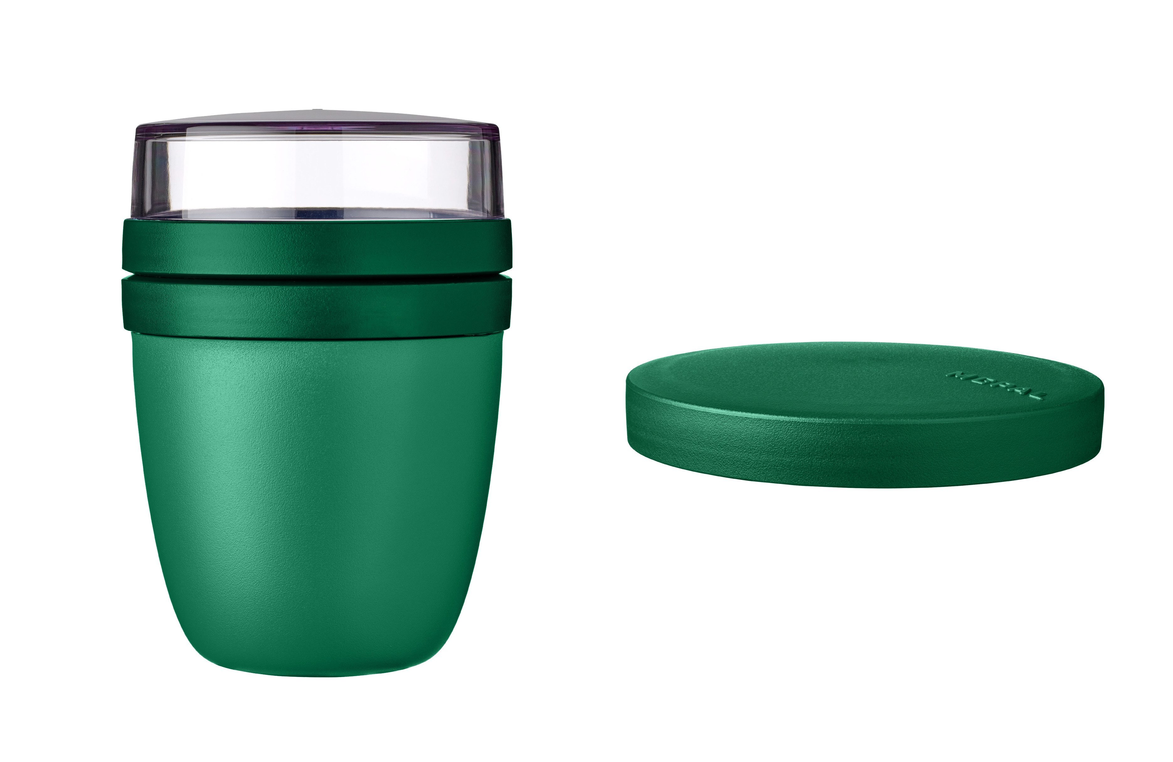 Mepal Lunchbox Lunchpot 2-teilig Kunststoff To Go Frühstück, Polypropylen (PP), PCTG, Praktischer Müslibecher, auch für Tiefkühler geeignet, Vivid Green
