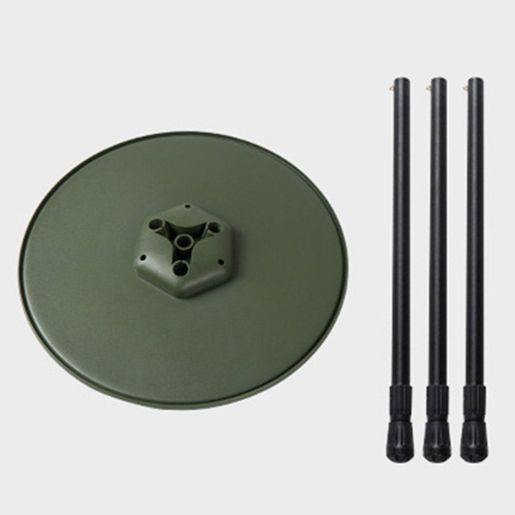 Blusmart Campingtisch Klappbarer Anhebbarer green Tisch Kleiner military Runder Außenbereich, Für Den