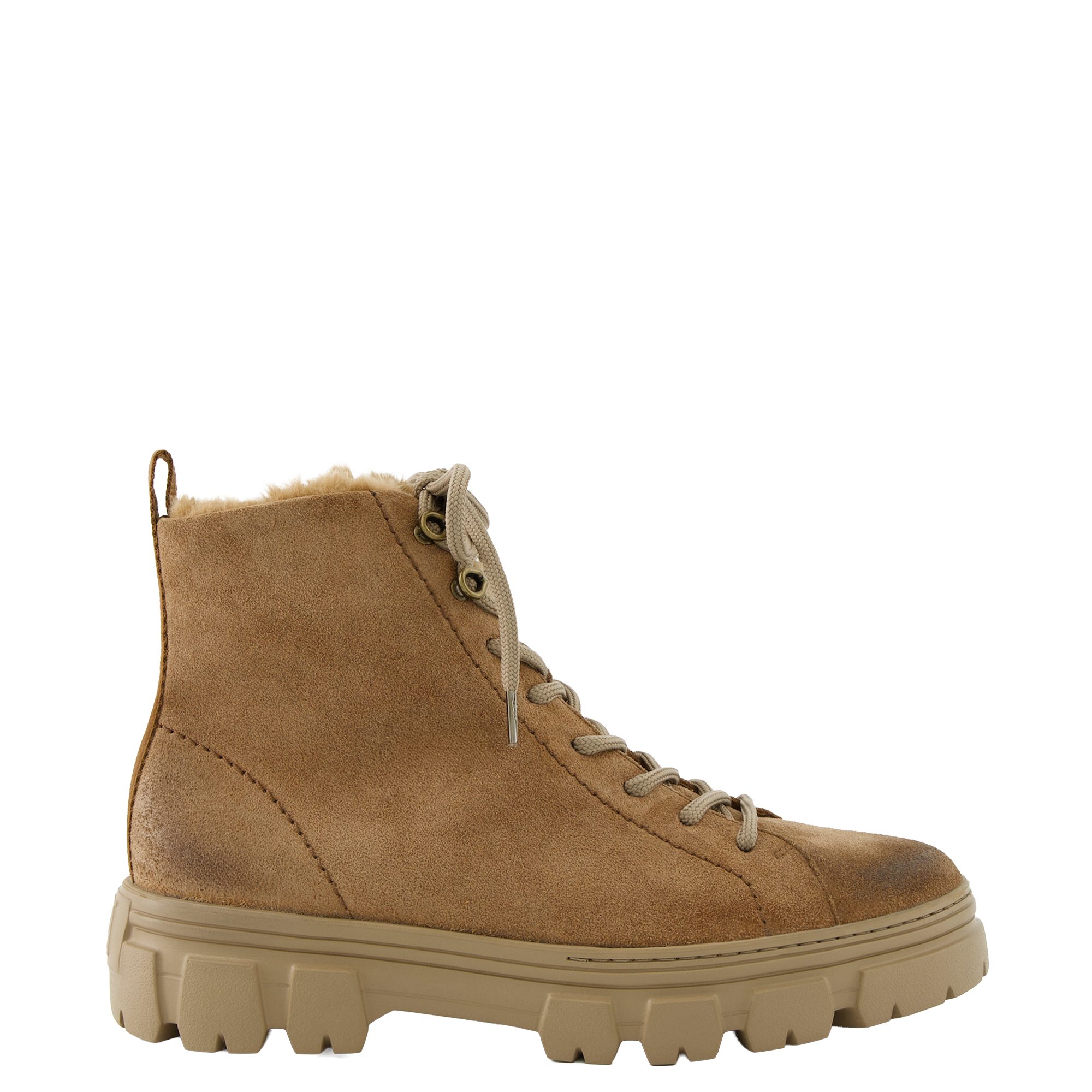 Paul Green 5663-001, Warmfutter, Boots, Braun, Damen Stiefel