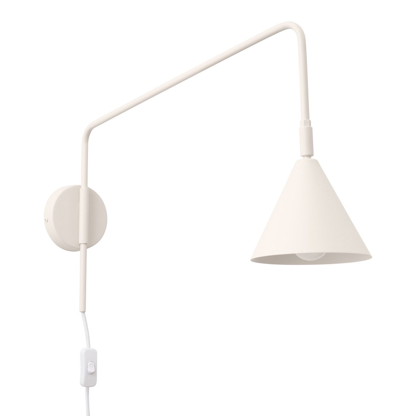 SOLLUX lighting Wandleuchte Wandleuchte Nox Beige, Nicht enthalten