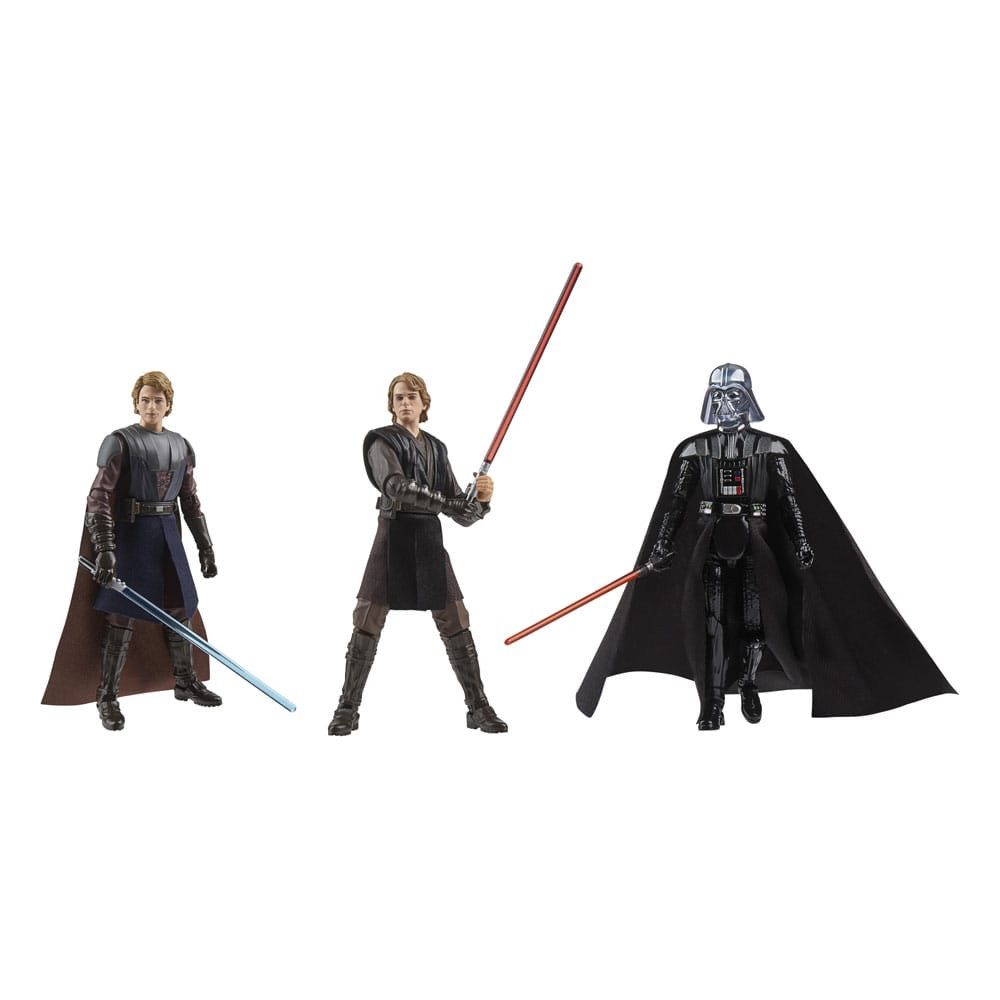 Hasbro Actionfigur Star Wars Vintage Collection 3er-Pack The Journey of Anakin Skywalker