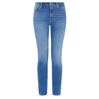 7 for all mankind Slim-fit-Jeans Jeans ROXANNE ANKLE SKYLIGHT Mid Waist