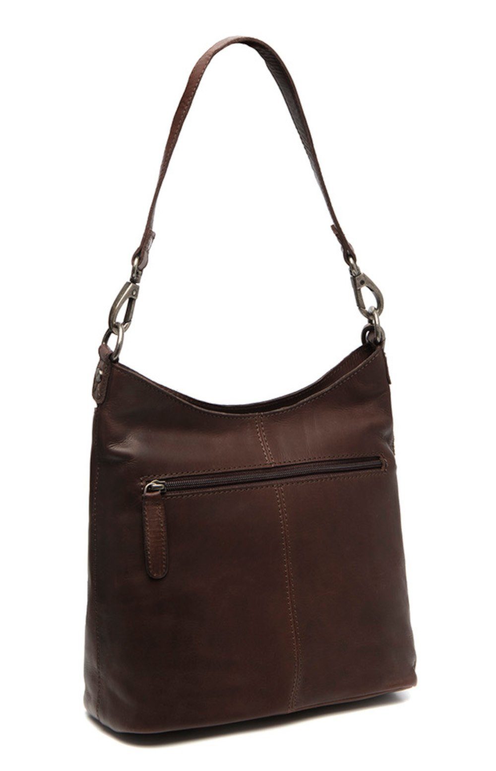 Brand Schultertasche wasserabweisend brown 01 Wax Chesterfield 7,1 Pull-up Tulum, The Liter Leder