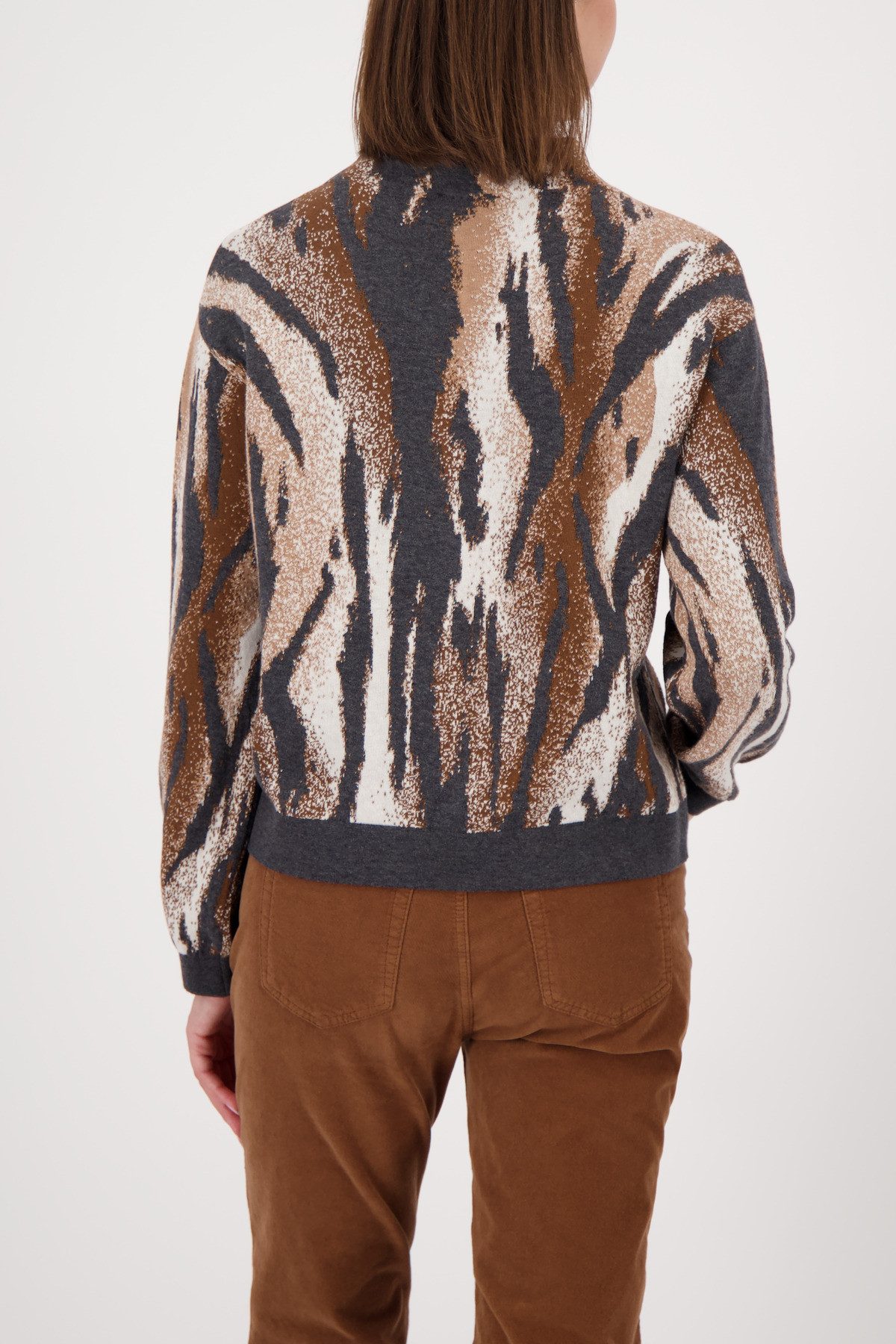 Monari Strickpullover Regular fit mit Rundhalsausschnitt günstig online kaufen