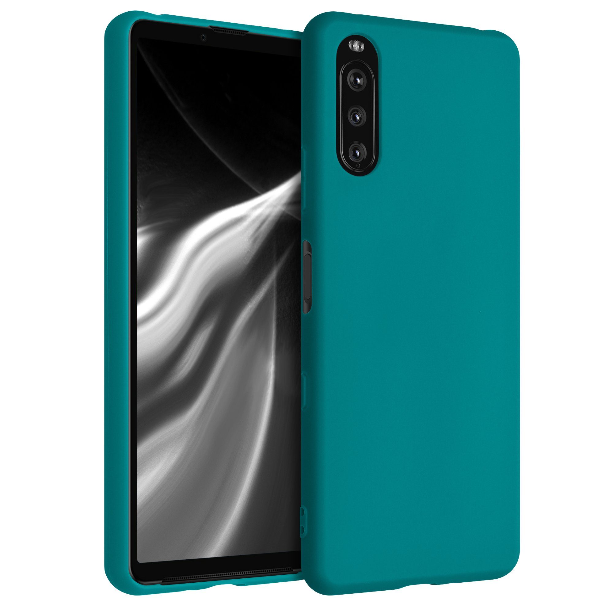 kwmobile Handyhülle Hülle für Sony Xperia 10 III, Hülle Silikon - Soft Handyhülle - Handy Case Cover
