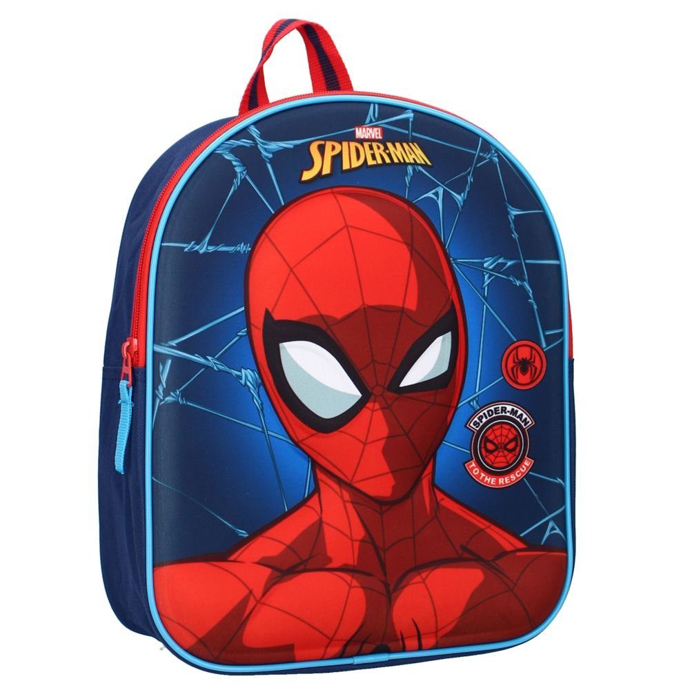 Spiderman Kinderrucksack 3D Rucksack Marvel Spiderman 32 x 26 x 10 cm  Kinder Tasche