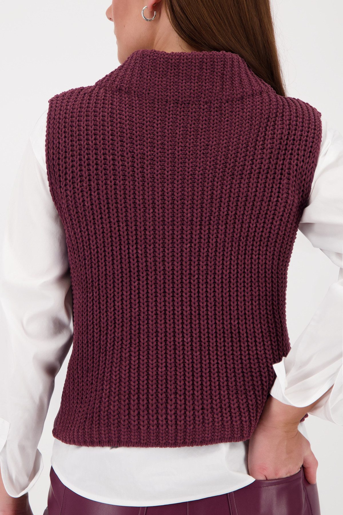 Monari Pullunder Pullunder Basic Chenille Mit Rundhalsausschnitt günstig online kaufen