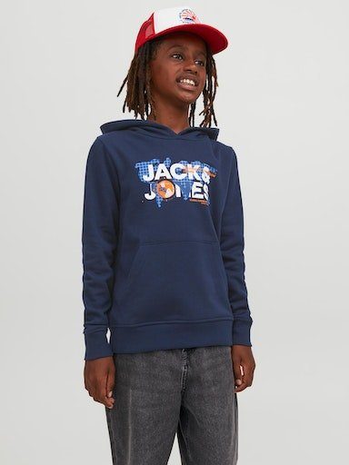 Jack & Jones Junior Kapuzensweatshirt JCODUST SWEAT HOOD SN JNR navy blazer | Sweatshirts